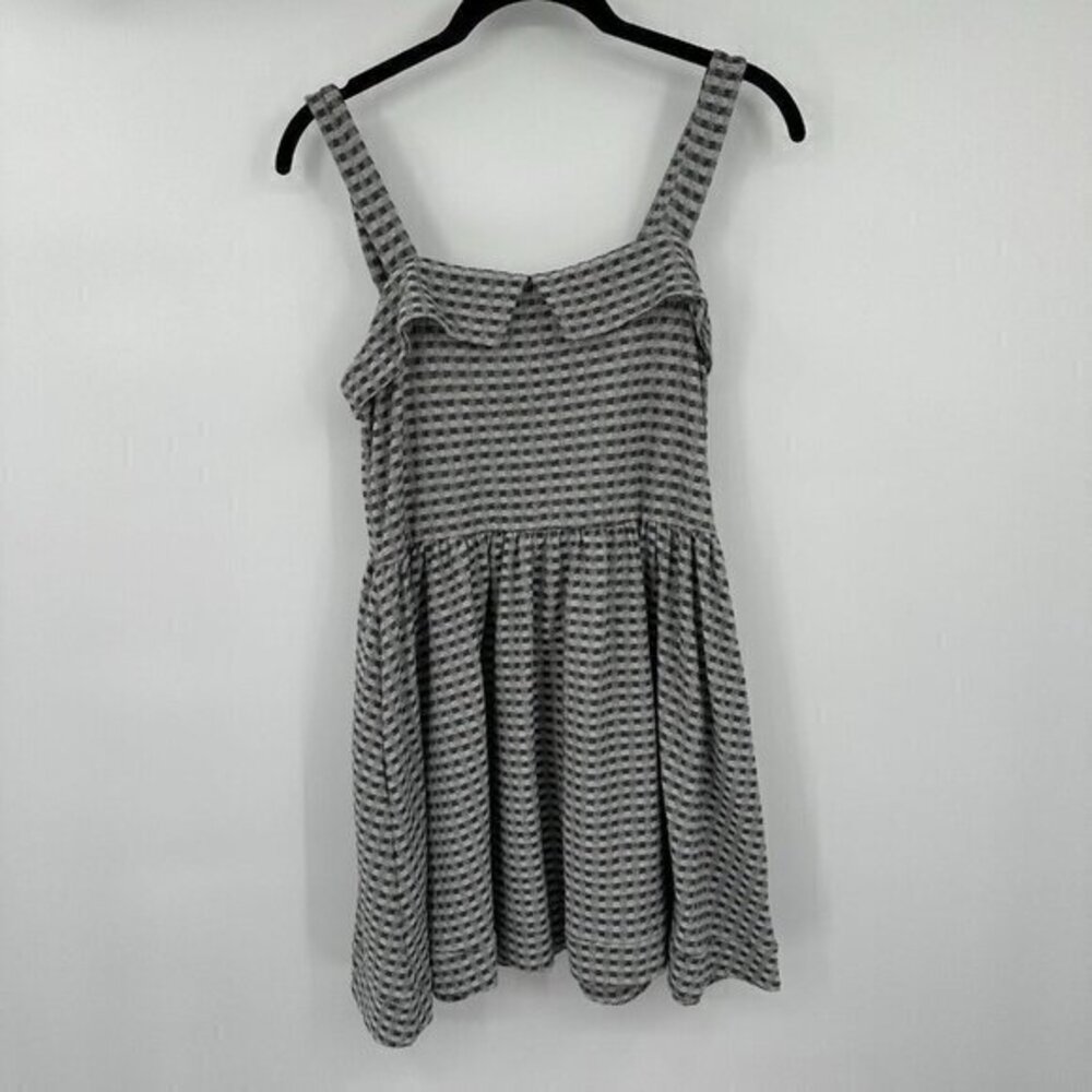 Free People Beach Womens Dress XS Gray Short Sleeveless Casual Short Mini Preppy